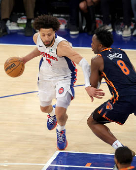 NBA: Playoffs-Detroit Pistons at New York Knicks