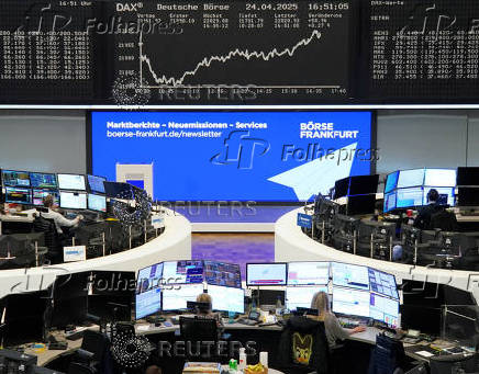 German share price index DAX graph is pictured at the stock exchange in Frankfurt