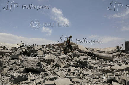 FILE PHOTO: Aftermath of U.S. air strikes in Sanaa