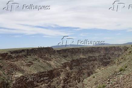 Ponte do desfiladeiro do rio grande em taos - novo méxico.