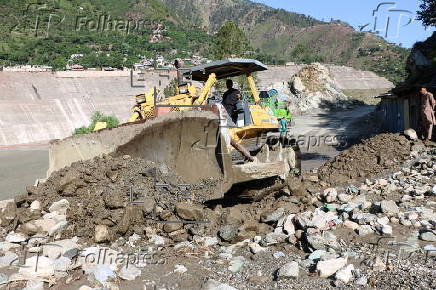 Several people dead in Pakistan-administered Kashmir following storms and landslides