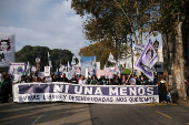 Protest of pensioners against Argentine President Javier Milei's austerity policies, in Buenos Aires