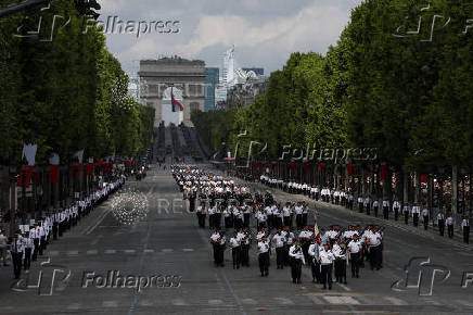 Annual Bastille Day celebrations in Paris