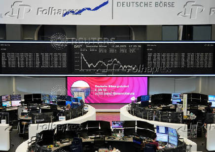 German share price index DAX graph is pictured at the stock exchange in Frankfurt