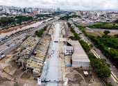 Sambódromo em SP vazio no fim de semana do Carnaval