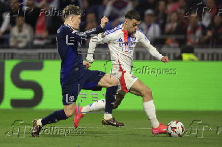 UEFA Europa League quarter-finals - Olympique Lyon vs Manchester United