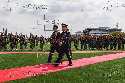 Japanese Self Defense Chief of Staff meets Indonesian Chief of Armed Forces in Jakarta