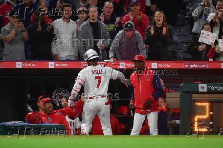 MLB: Toronto Blue Jays at Los Angeles Angels