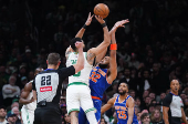 NBA: Playoffs-New York Knicks at Boston Celtics