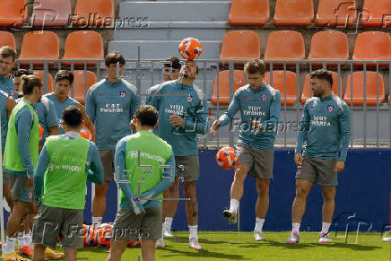 Entrenamiento del Atlético de Madrid