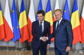 Romanian President-elect Nicusor Dan visits Warsaw