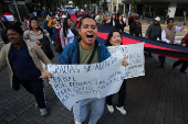 Simpatizantes muestran apoyo al alcalde de Quito, Pabel Muñoz