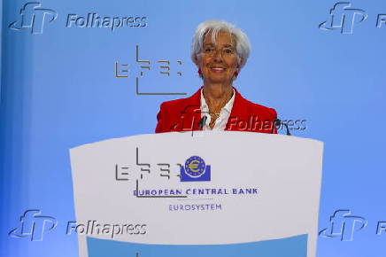 European Central Bank Governing Council holds press conference