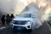 Protest following multiple detentions in downtown Los Angeles