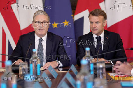 France's President Macron visits Britain