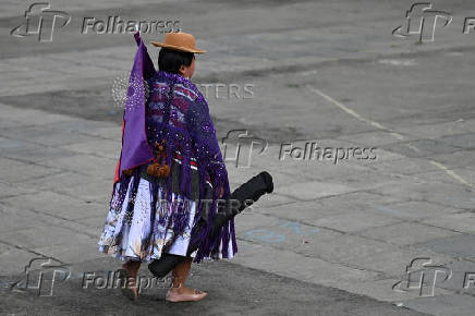 Bolivian presidential candidate Manfred Reyes Villa closes campaign in La Paz