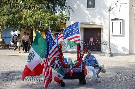 Immigration rights protest in Los angeles