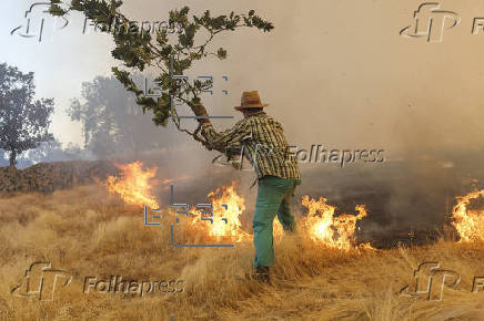 Incendio en Cipérez (Salamanca)