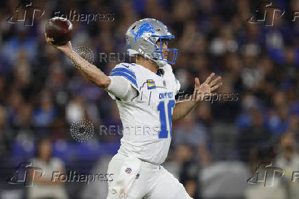 NFL: Detroit Lions at Baltimore Ravens