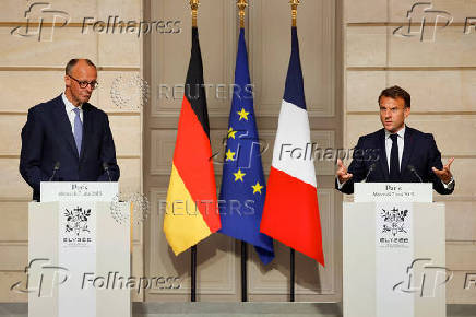 French President Macron meets newly elected German Chancellor Merz in Paris