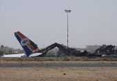 Aftermath of Israeli airstrikes on Sana'a airport