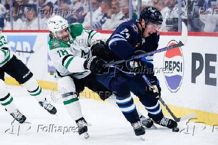 NHL: Stanley Cup Playoffs-Dallas Stars at Winnipeg Jets