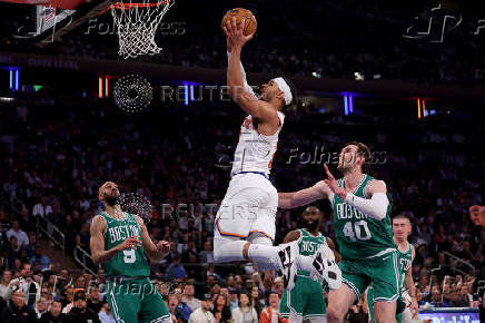 NBA: Playoffs-Boston Celtics at New York Knicks