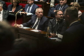 French government faces questions session at the National Assembly