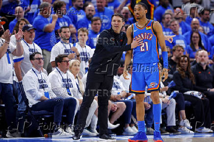 NBA: Playoffs-Minnesota Timberwolves at Oklahoma City Thunder