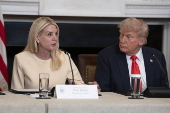 US President Trump meets Fraternal Order of Police at the White House
