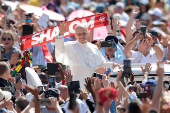 Pope Leo XIV leads the mass for the Jubilee of the Ecclesial Movements, at the Vatican