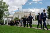 Daily Life in Washington D.C. as U.S. President Donald Trump Comteplates Military Action in Iran
