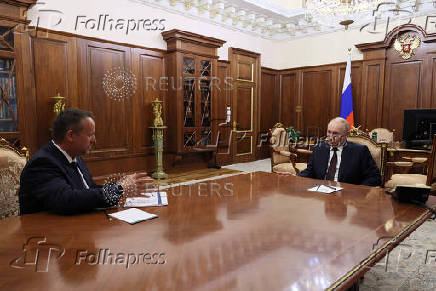 Russian President Vladimir Putin appoints Andrei Nikitin acting transport minister, in Moscow