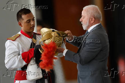 Presidente Luiz Inácio Lula da Silva recebe o presidente da Indonésia, Prabowo Subianto