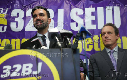 New York City Democratic mayoral candidate Zohran Mamdani speaks following mass shooting in New York