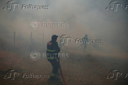 Wildfire in Albania