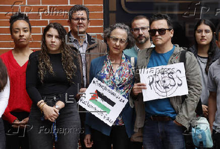 Periodistas de medios internacionales en Colombia rechazan el asesinato de colegas en Gaza