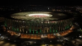 Vista aérea em brasília nesta noite de quarta-feira