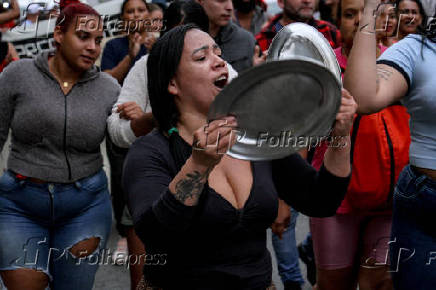 Desapropriação favela do Moinho causa protesto dos moradores