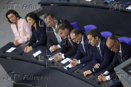 German Chancellor Merz and cabinet members sworn into office at Bundestag