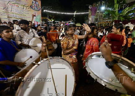 Hindu Karaga festival in Bangalore