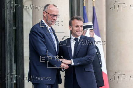 New German Chancellor Merz visits Paris