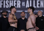 Johnny Fisher v David Allen - Weigh-in