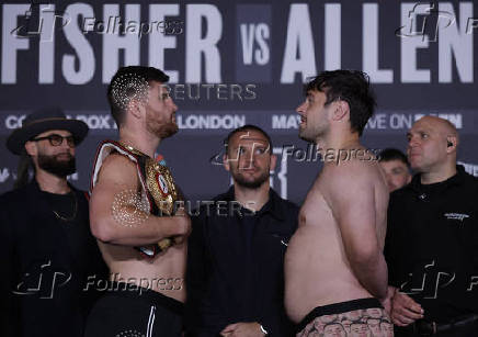 Johnny Fisher v David Allen - Weigh-in