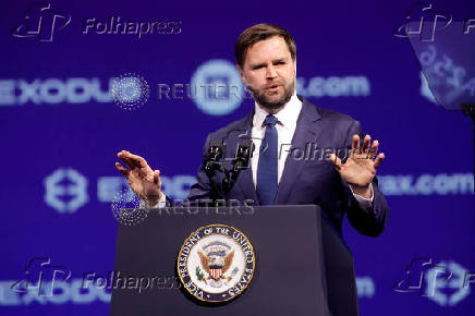 U.S. Vice President JD Vance speaks at Bitcoin conference in Las Vegas