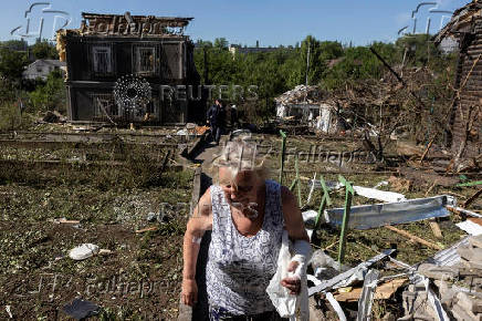 Aftermath of a Russian attack in Zaporizhzhia