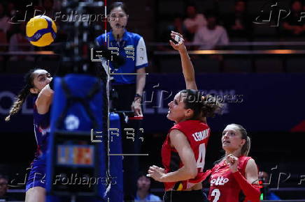 FIVB Volleyball Women's Nations League - Belgium vs Thailand