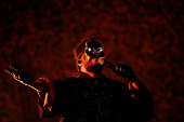 The Weeknd performs at MetLife Stadium in East Rutherford