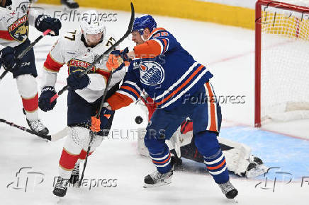 NHL: Stanley Cup Final-Florida Panthers at Edmonton Oilers