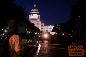 Rally in solidarity with Los Angeles protests against federal immigration sweeps, in Austin